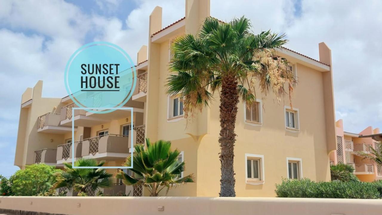 Sunset House Cabo Verde Santa Maria Bagian luar foto